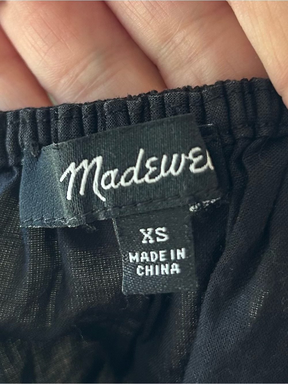 Madewell Embroidered tie-back cut out top - Picture 5 of 16